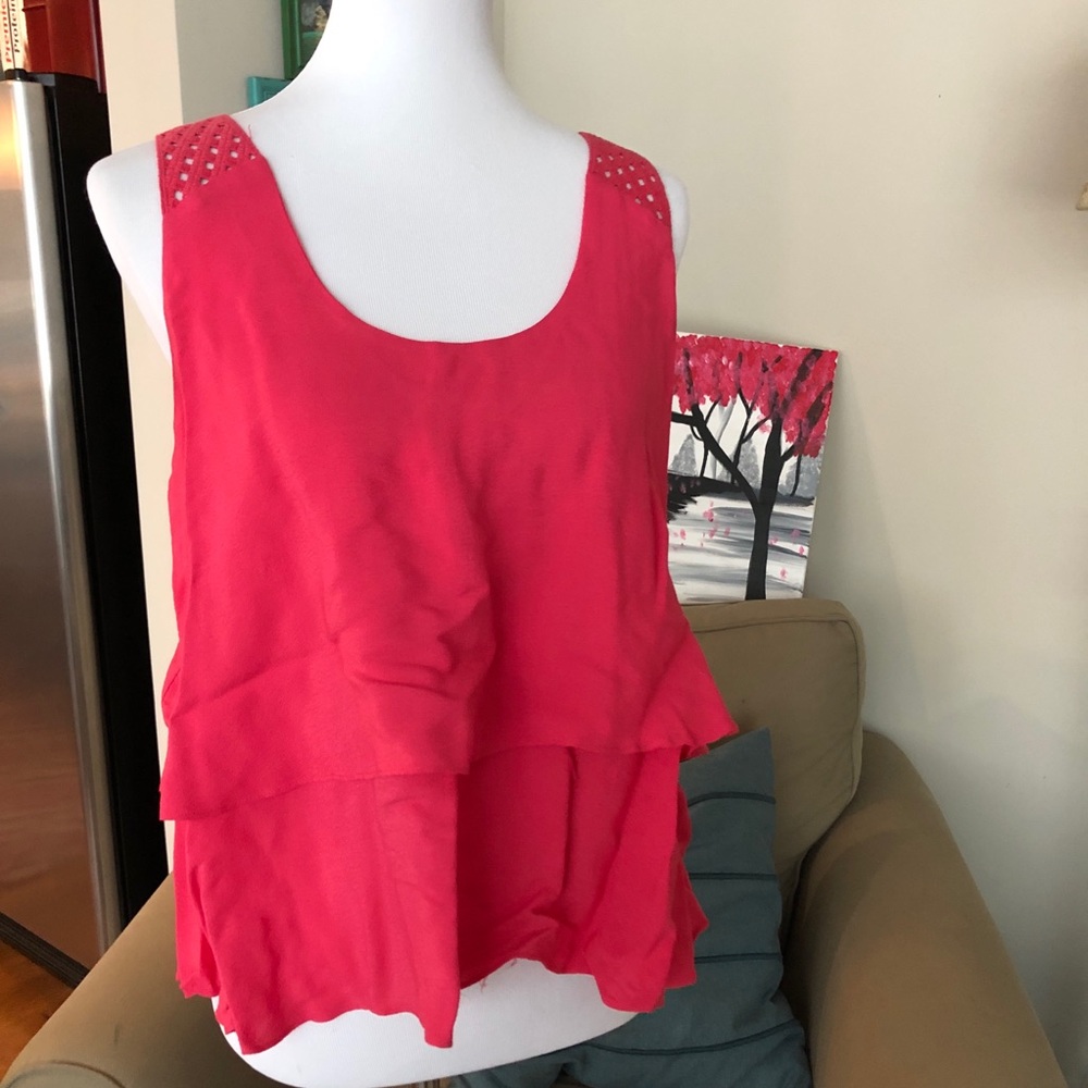 Anthropologie - HD in Paris - Hot Pink Top